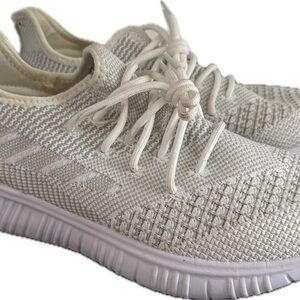 Avia Women's Light Gray Knit Sneakers